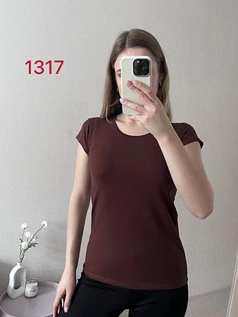 Футболка Fsn 1317-1 brown - делук
