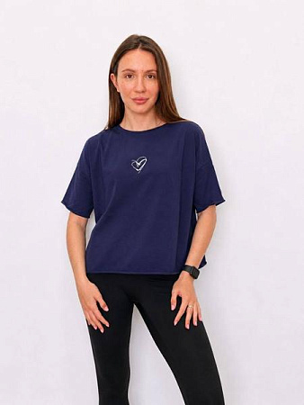 Футболка Fsn 6523 navy - делук