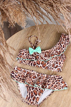Купальник Sun&Sea M383 brown-l.green - делук