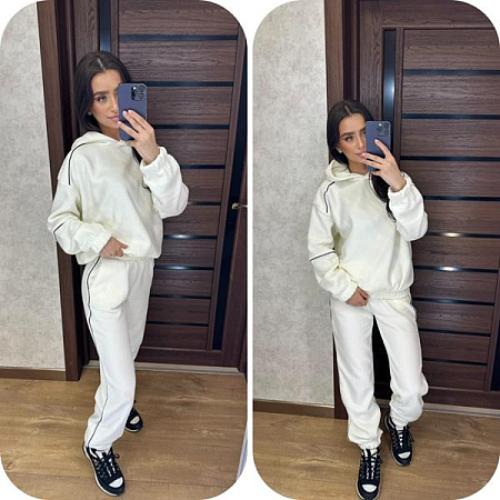 Костюм Спорт Valentina 092 white - делук