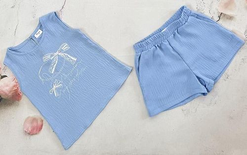 Костюм Moda School 8546 l.blue - делук