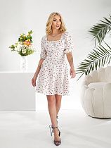 Платье Namik NM68 white - делук