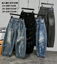 Джинсы Meloria 2224 black - делук
