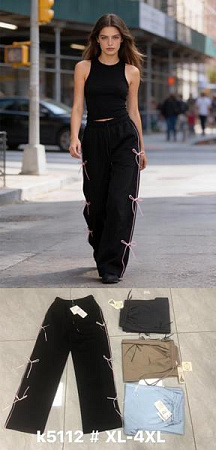 Штаны Спорт Style Nadezhda K5112 black - делук