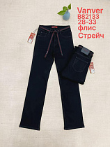 Джинсы Vanver B82133 black - делук