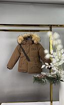 Куртка Delfinka 8638 brown - делук