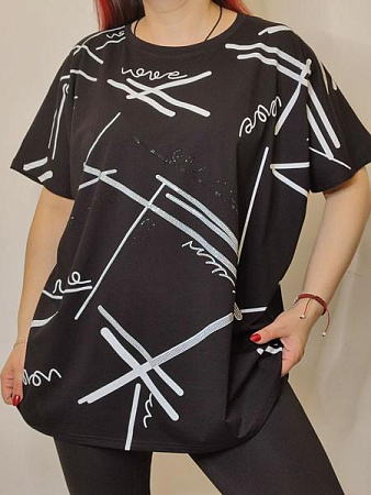 Футболка Kosta KS48 black - делук