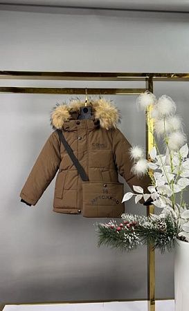 Куртка Delfinka 8638 brown - делук