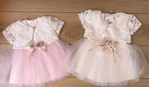 Платье Emir Kids 1231 white - делук