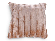 Подушка Obuv Ok2 Плюш смужка (99152) коричневий - делук