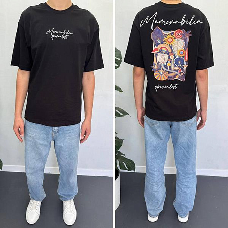 Футболка I8Denim 90560 black - делук