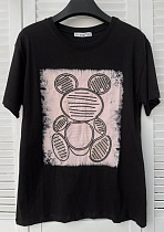 Футболка Karon 7013 black - делук