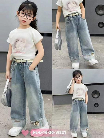 Джинсы Фунтик W821 l.blue - делук