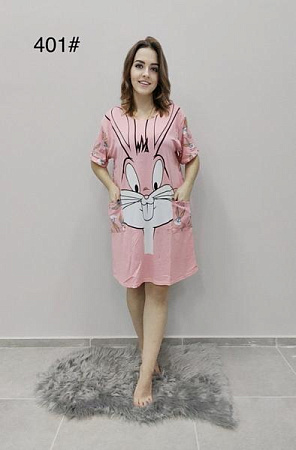 Ночнушка Anion 401 pink - делук