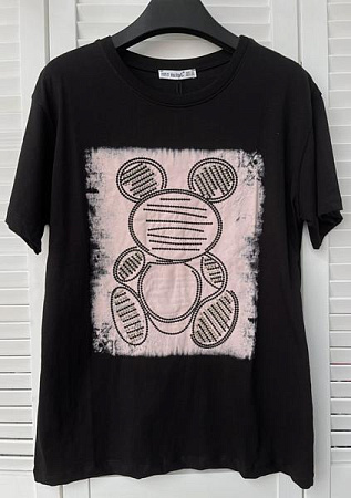 Футболка Karon 7013 black - делук