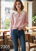 Свитер Met&March 2305 pink - делук