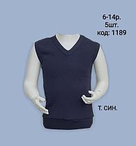 Жилетка Amz 1189 navy Жилетка Amz 1189 navy - делук