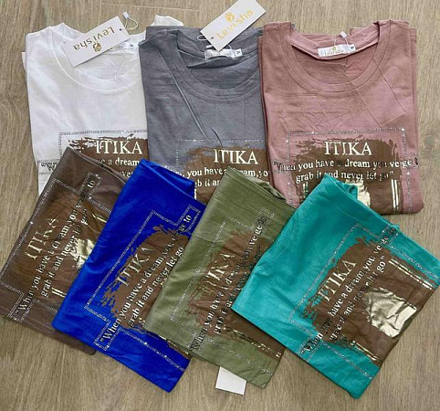 Футболка Levisha 25051 beige - делук