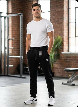 Штаны Спорт Style M.Clothes SM187 black - делук