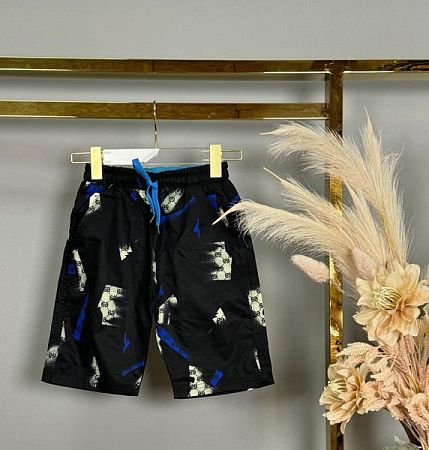 Шорты Dfk 2831 black-blue - делук