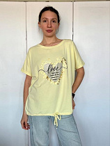 Футболка Fsn 7195 yellow - делук