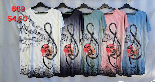 Футболка Peng 669 mix - делук