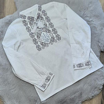 Вышиванка Limerense DD101 white - делук