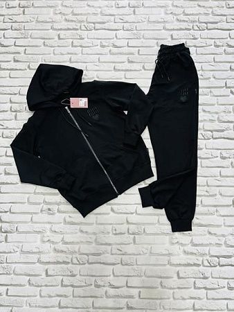 Костюм Спорт Yulichka F117-1 black - делук