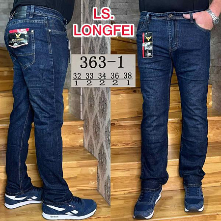 Джинсы Ls Longfey 363-1 blue - делук