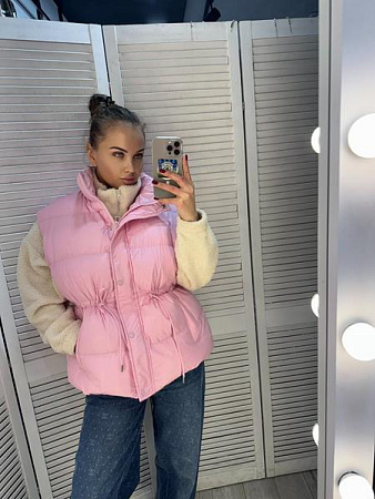 Жилетка Style Nadezhda 8036 pink - делук