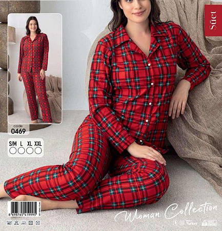 Пижама Estima 0469 red - делук