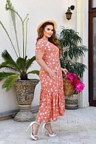 Платье Arina 6100 coral - делук