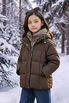 Куртка Delfinka 66128 brown - делук
