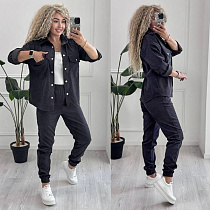 Костюм Спорт Alisa Brand 127 d.grey - делук