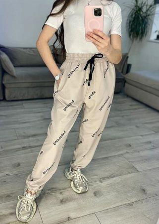 Штаны Спорт S.Style 321 beige - делук