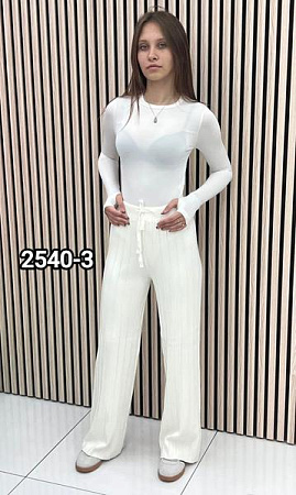 Штаны Спорт Mmc Clothes 2540-3 white - делук