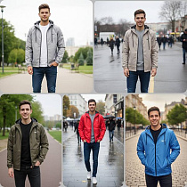 Ветровка Moranny MR609 khaki - делук