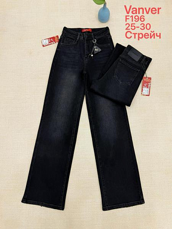 Джинсы Vanver F196 black - делук