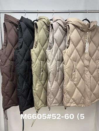 Жилетка Jacket M6605 brown - делук