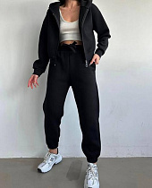 Костюм Спорт Modnulya 1617 black - делук