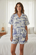 Пижама Trikotag T353 blue - делук