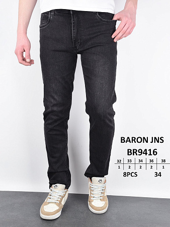 Джинсы God Baron BR9416 black - делук