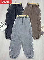 Штаны Шаолинь QL102 black - делук