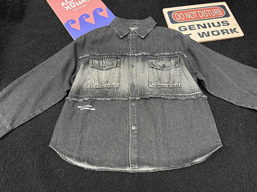 Рубашка Yalisi 99035 grey - делук