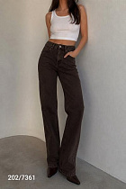 Джинсы Jeans Style 202-7361 chocolate - делук