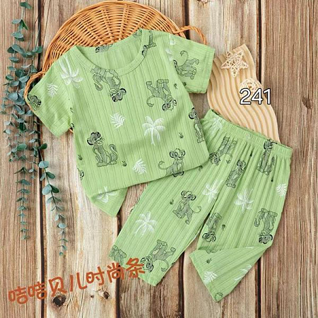 Пижама Фунтик 241-1 green - делук