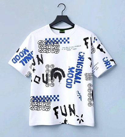 Футболка Dino DN179 white - делук