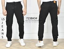 Джинсы God Baron 723B black - делук