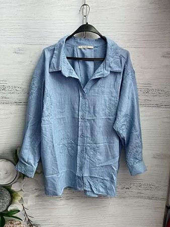 Рубашка New Season 8611 l.blue - делук