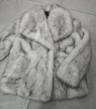 Шуба Modnulya 836 grey - делук